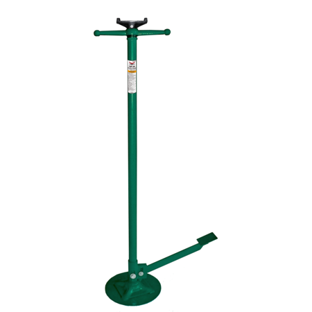 SAFEGUARD Auxiliary Stand w/ Foot Pedal, Steel, 3/4 Ton Capacity 63008